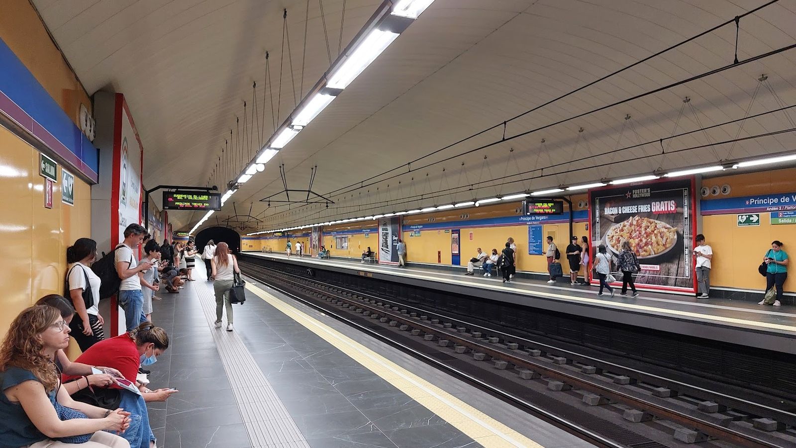 Metro reabre este jueves la Línea 9 de Metro entre las estaciones de Colombia y Príncipe de Vergara