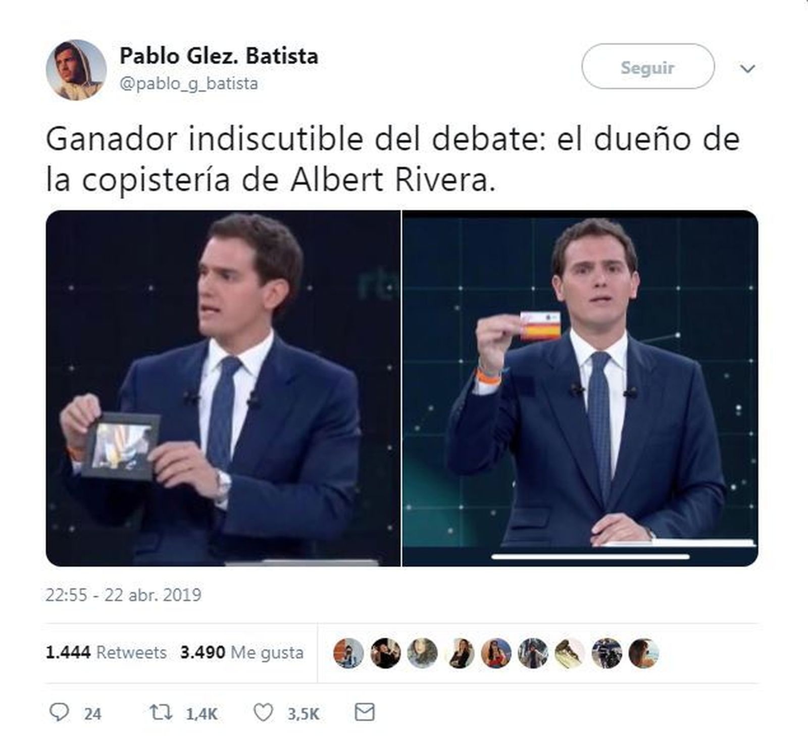 Algunos ya tenían claro desde el principio el vencedor del debate