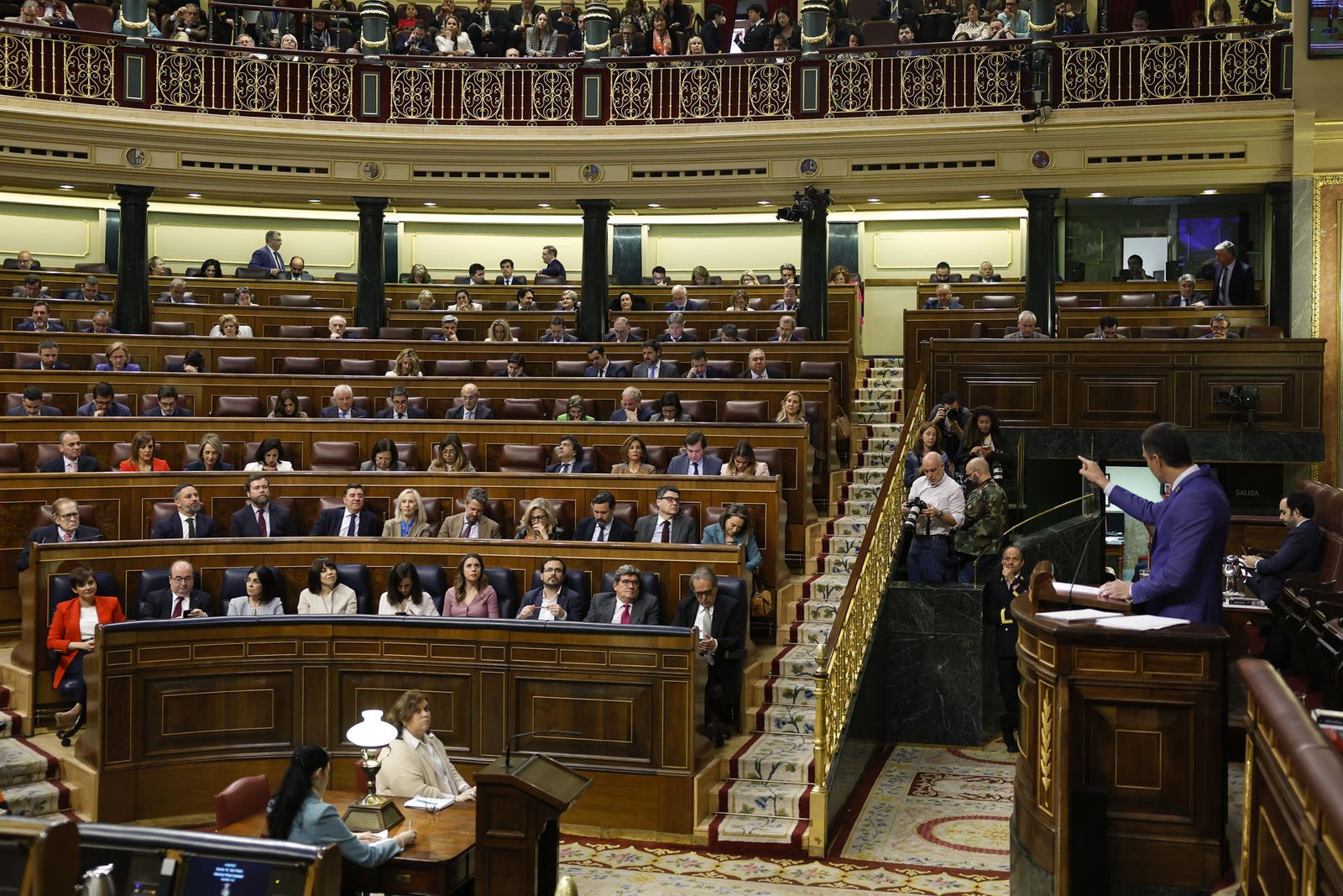 Debate de la moción de censura de Vox contra el presidente del Gobierno Pedro Sánchez