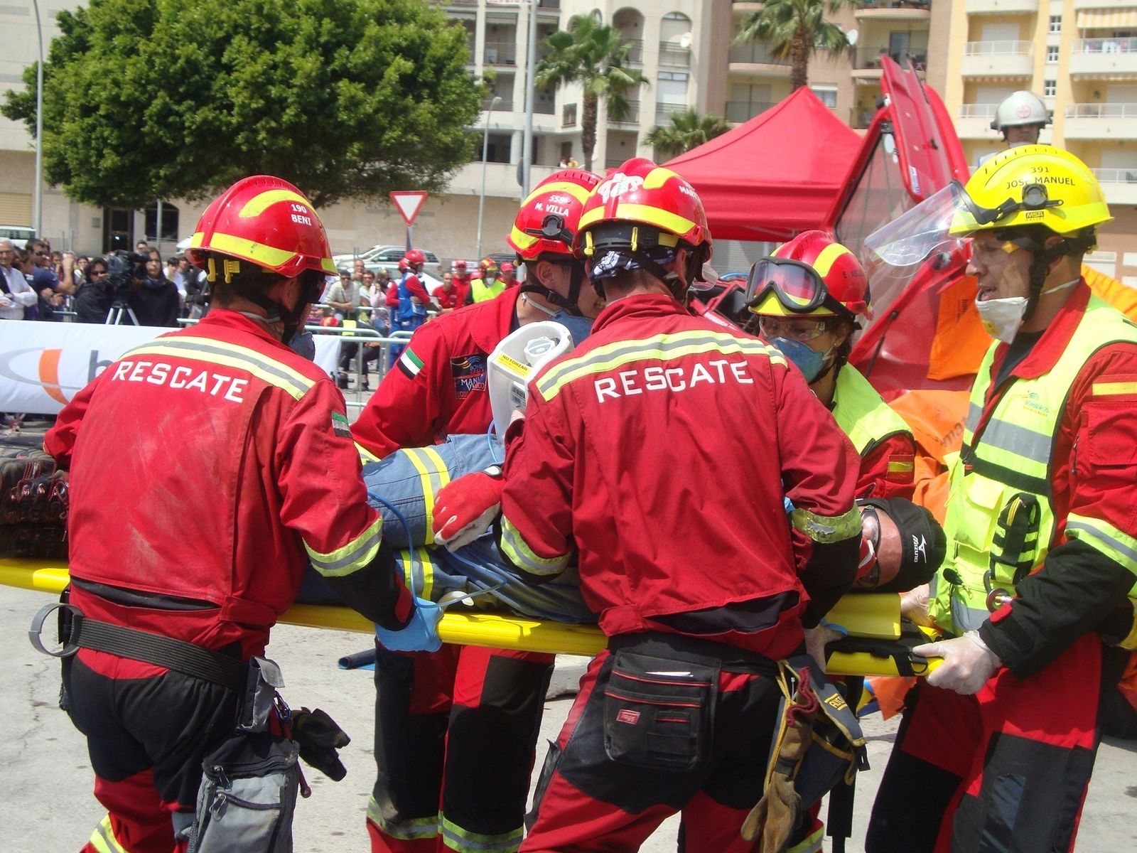 Bomberos del consorcio provincial de Badajoz, imagen de archivo