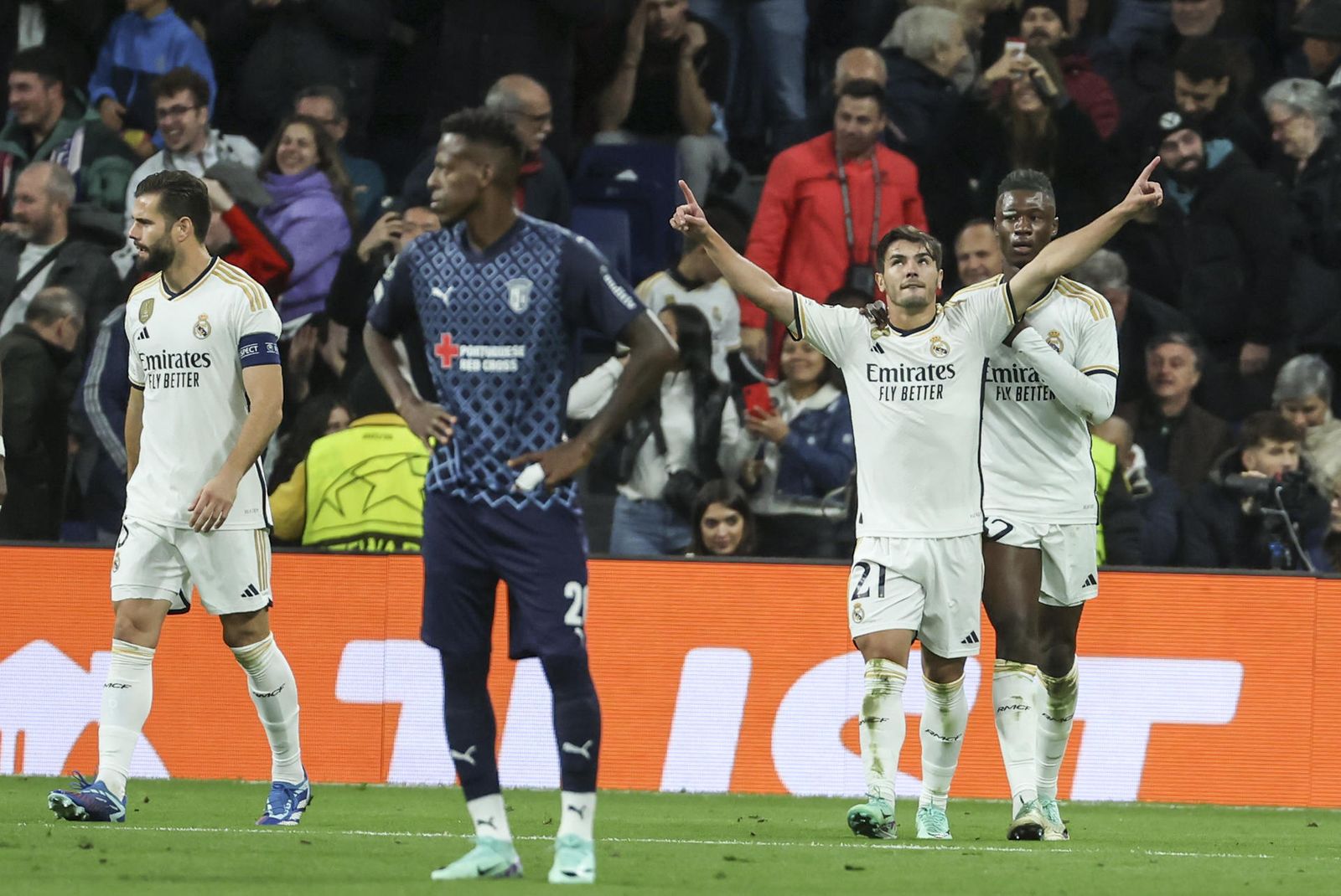 Brahim ante el Sporting de Braga