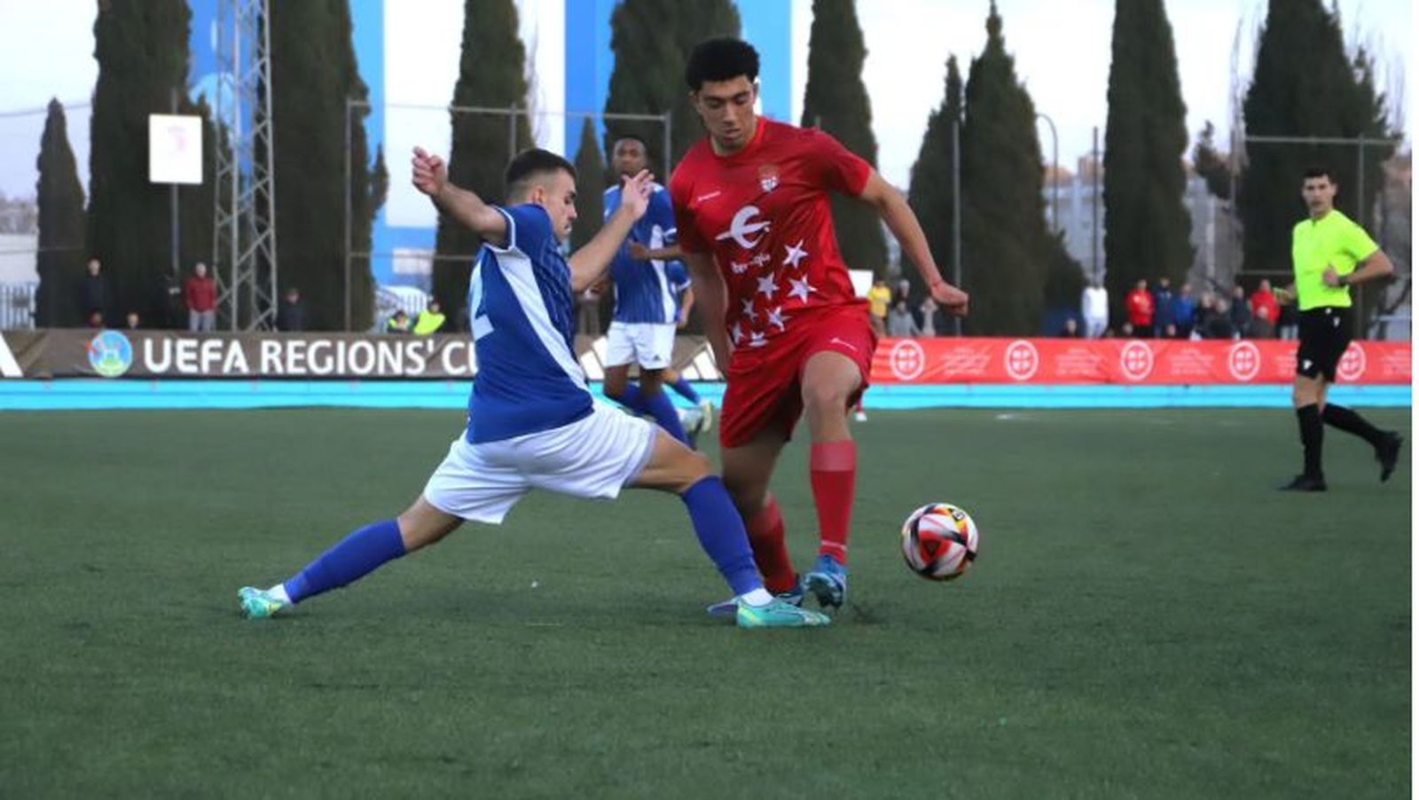 La selección de aficionados de Madrid ante Aragón
