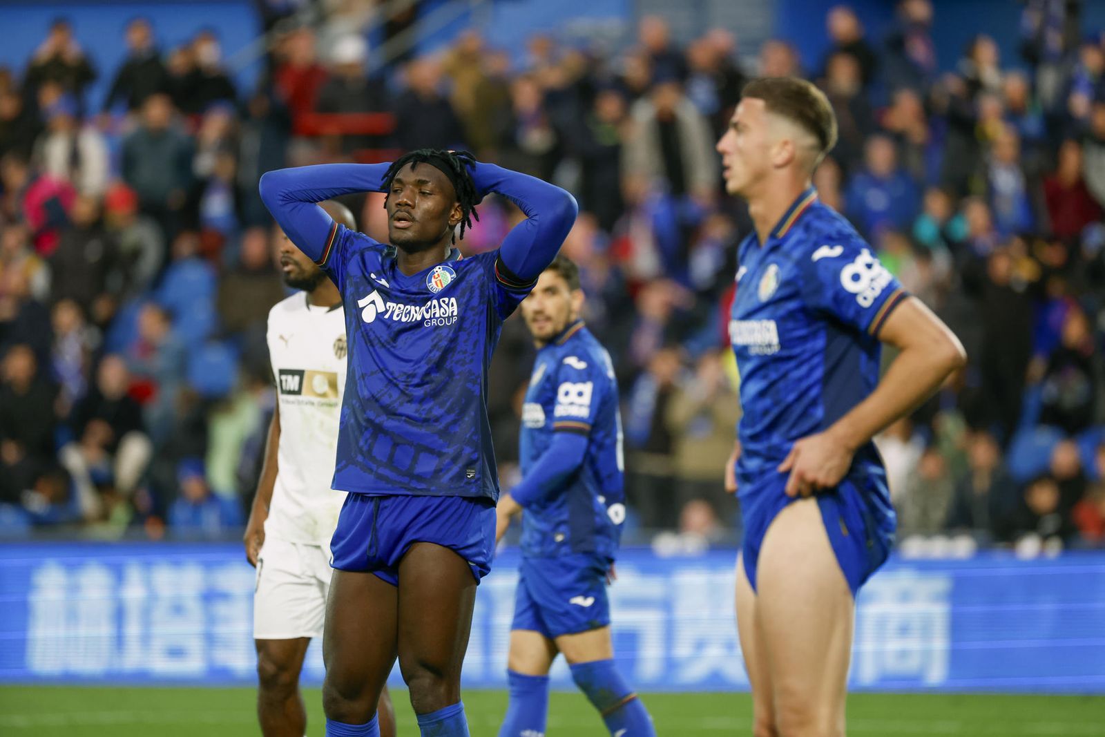El centrocampista nigeriano del Getafe, Christantus Uche