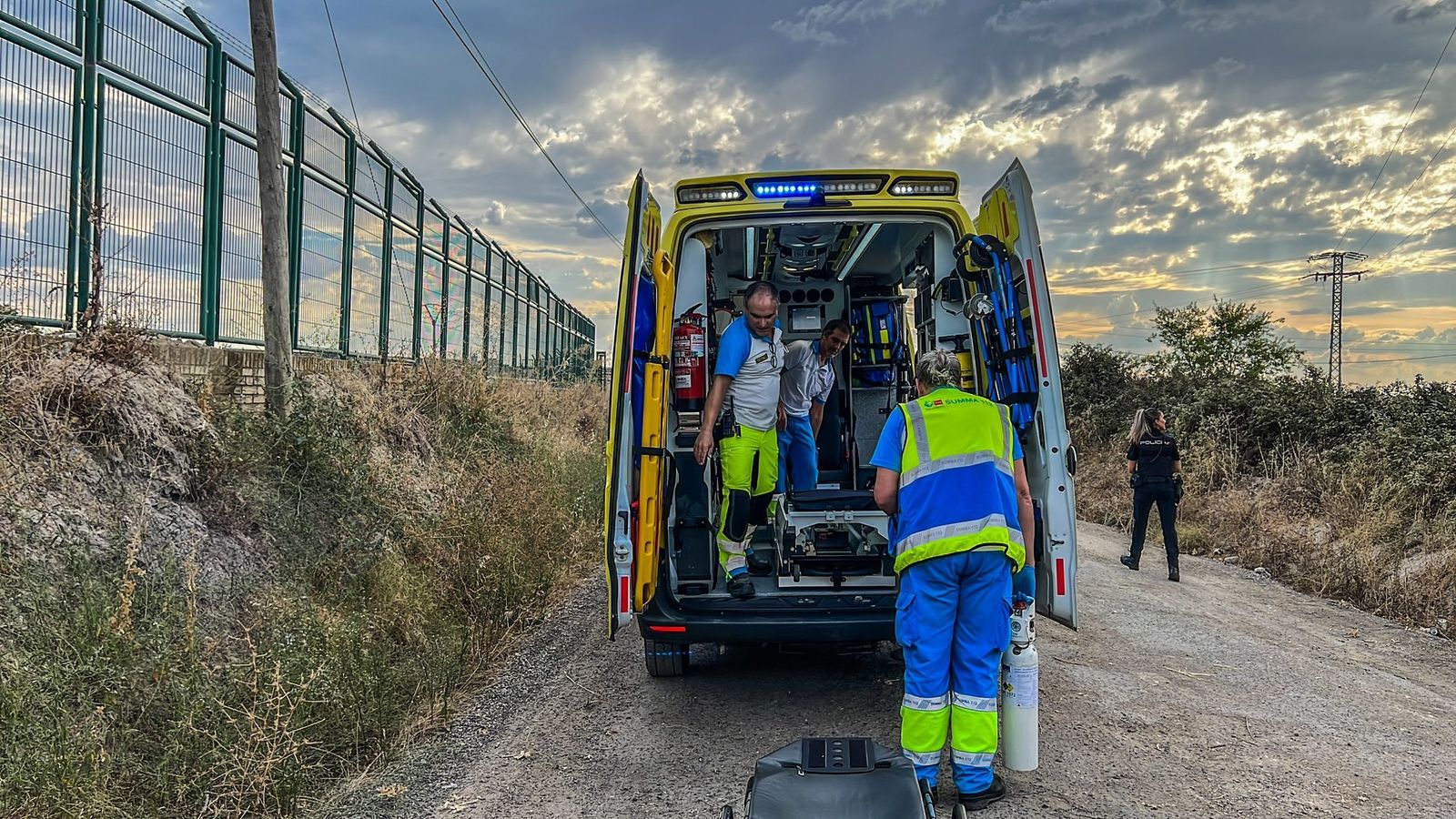 Lugar del accidente laboral