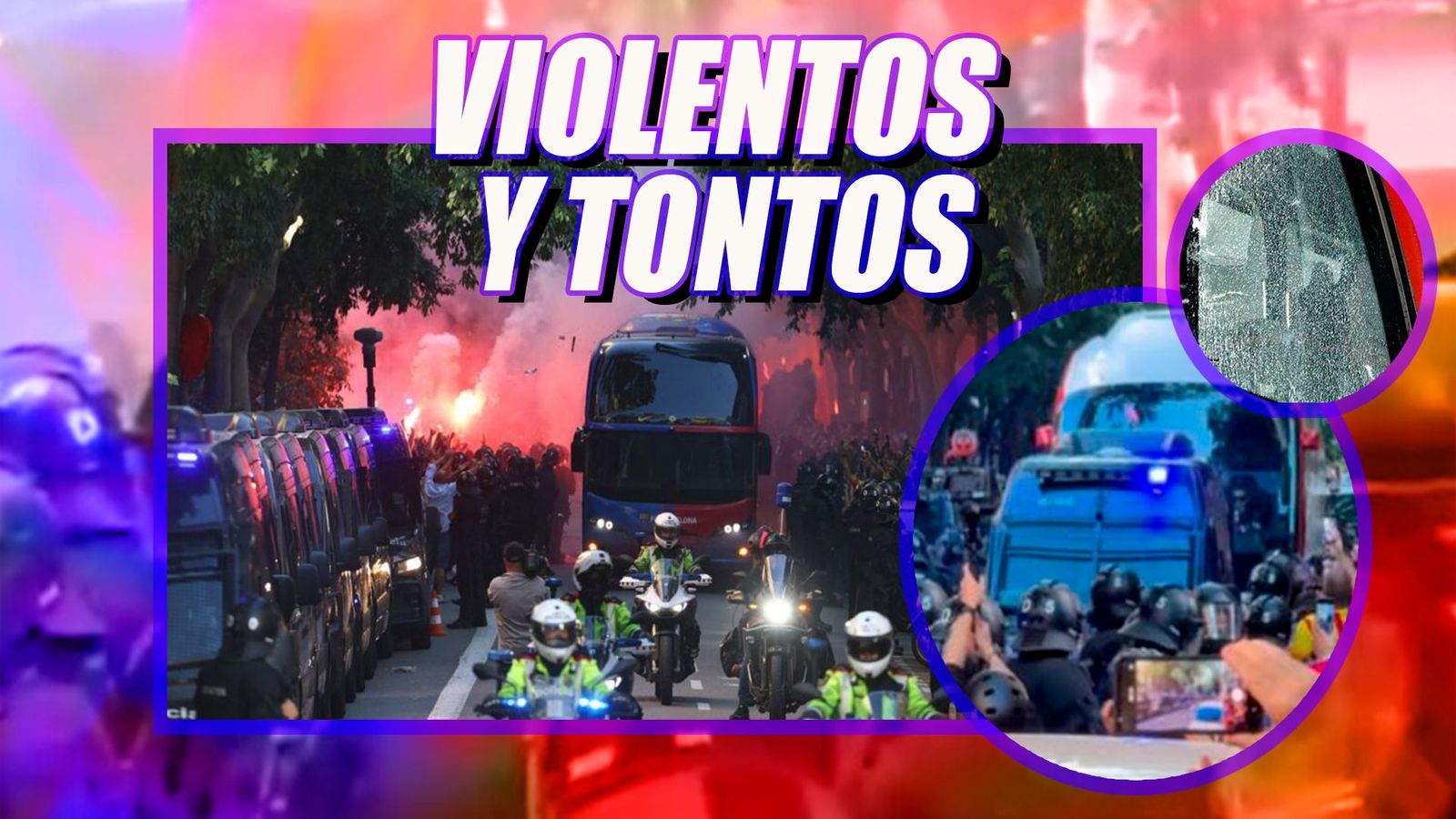 Lo nunca visto: aficionados del Barça apedrean el autobús de su propio equipo