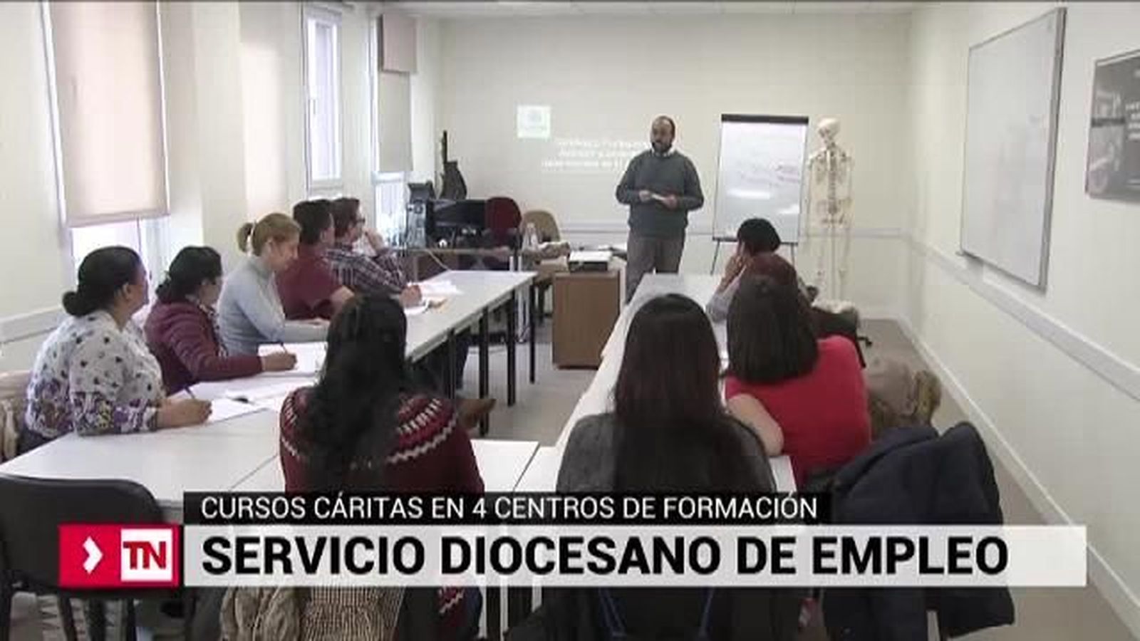 Así son los cursos de empleo de Cáritas