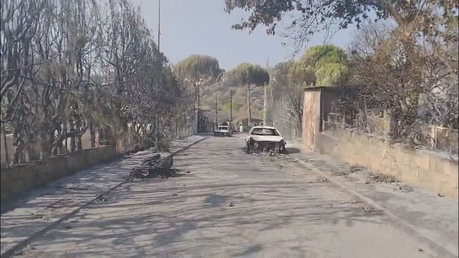 La Urbanización El Encinar del Alberche, arrasada por el fuego