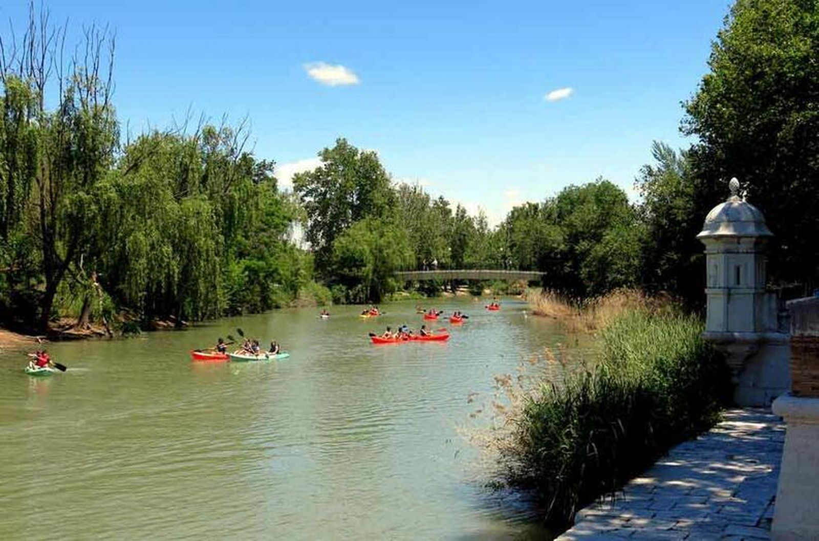 El rio Tajo a su paso por Aranjuez