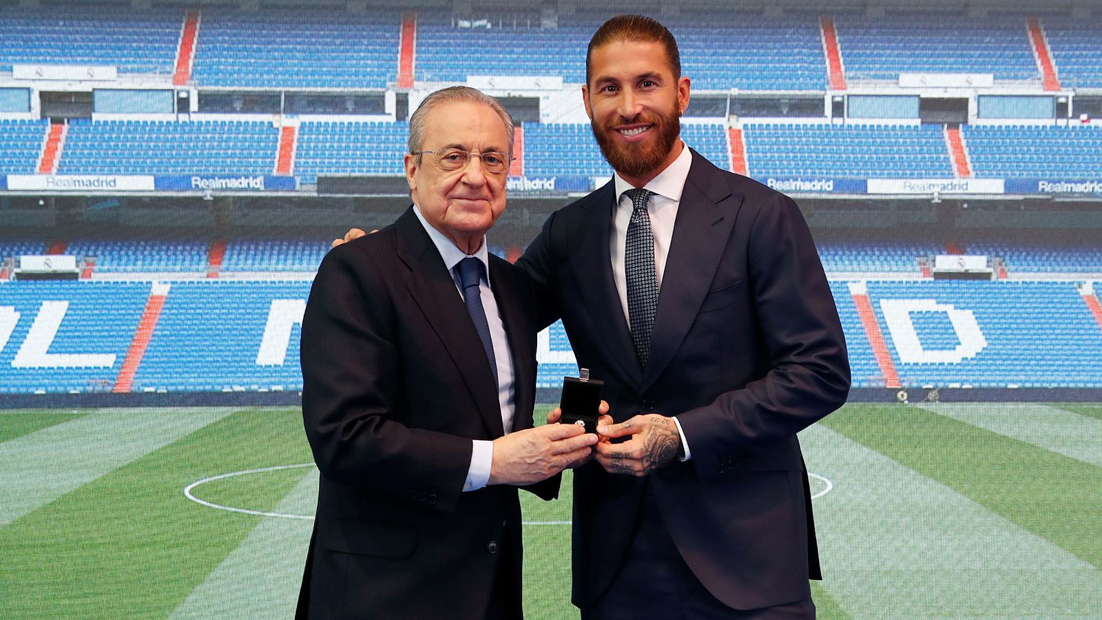 Florentino Pérez y Sergio Ramos