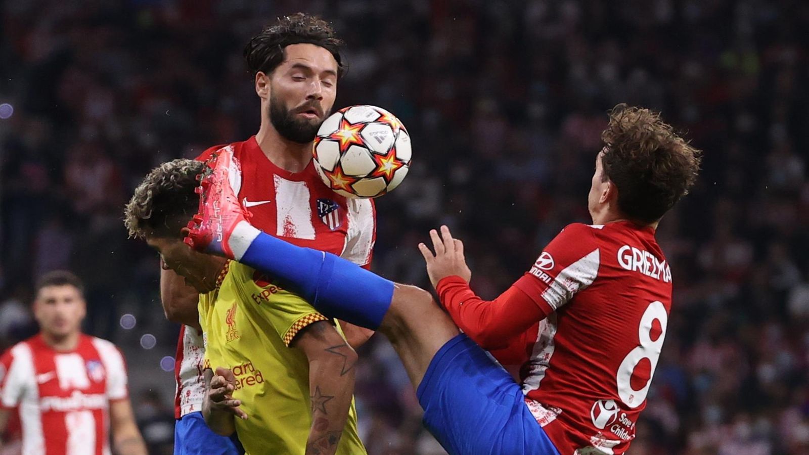 Griezmann ante el Liverpool