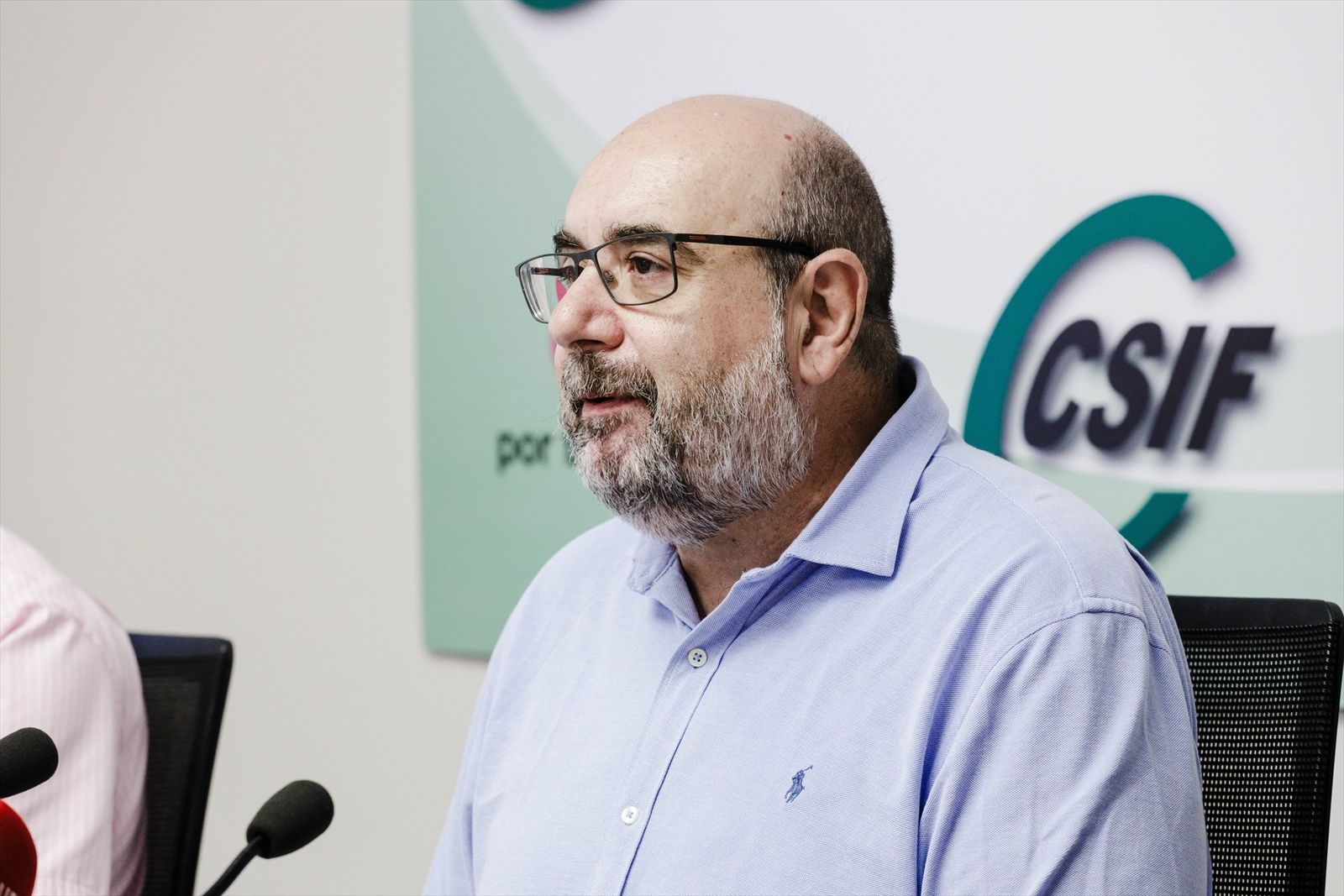 El presidente de la Central Sindical Independiente y de Funcionarios (CSIF), Miguel Borra