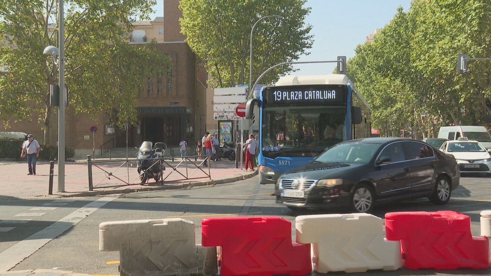 Reabre al tráfico el Paseo de las Delicias