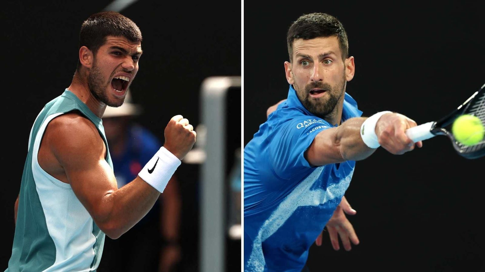 Alcaraz y Djokovic