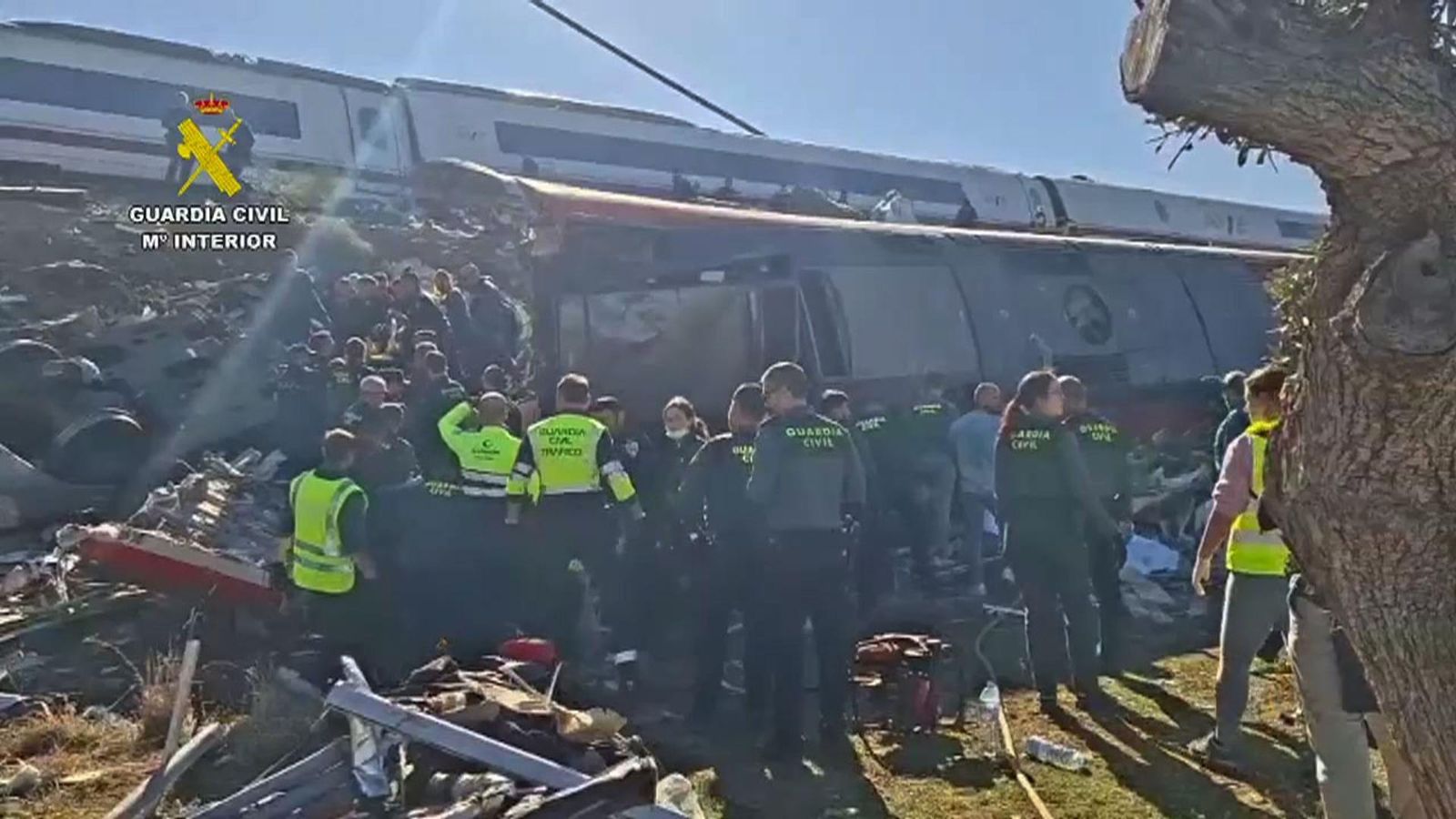 Accidente ferroviario en Urda