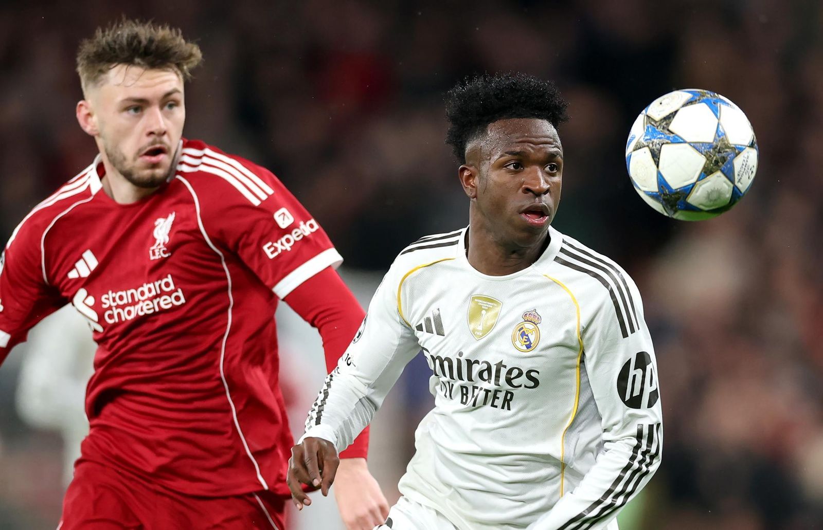Vinicius ante el Liverpool