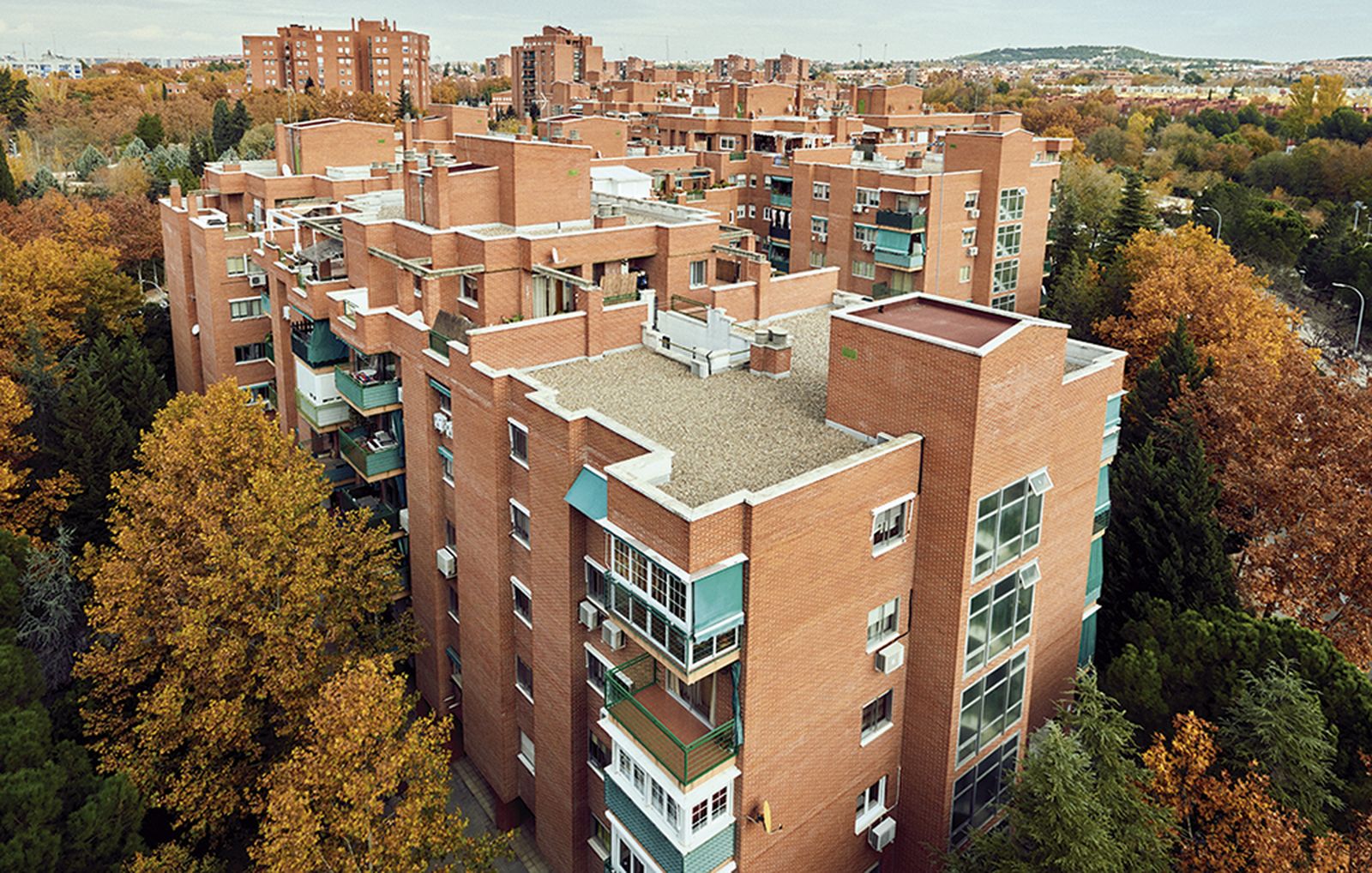 Edificios del Barrio de Covibar, en Rivas-Vaciamadrid