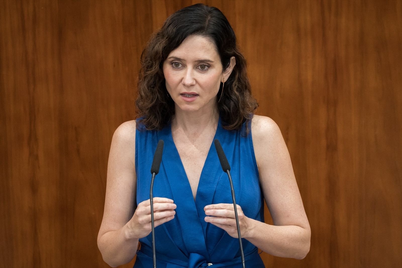 La presidenta de la Comunidad de Madrid, Isabel Díaz Ayuso