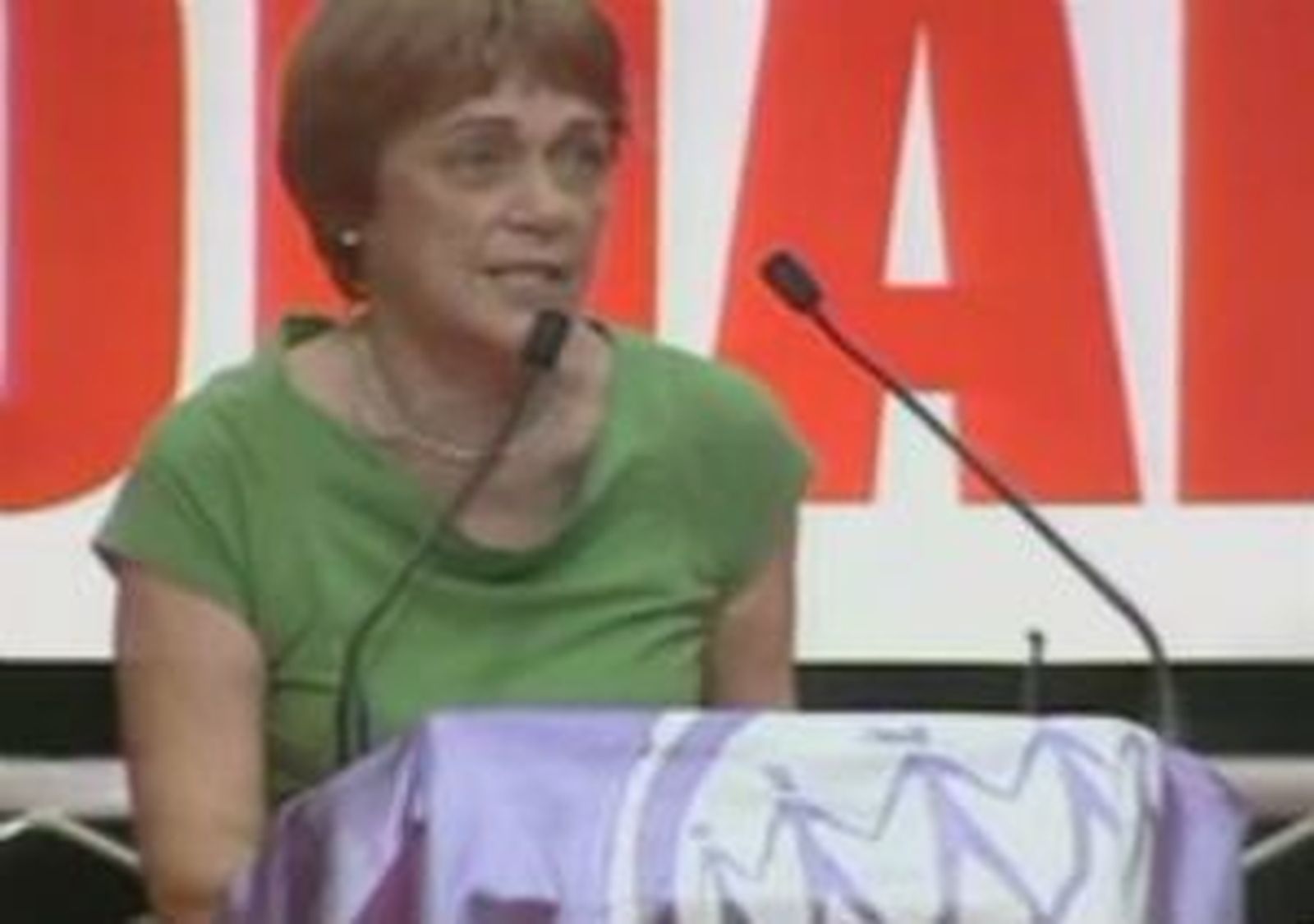 Dori Benegas abogada de la plataforma Stop Desahucios en Valladolid y con una estrecha relación con el entramado etarra