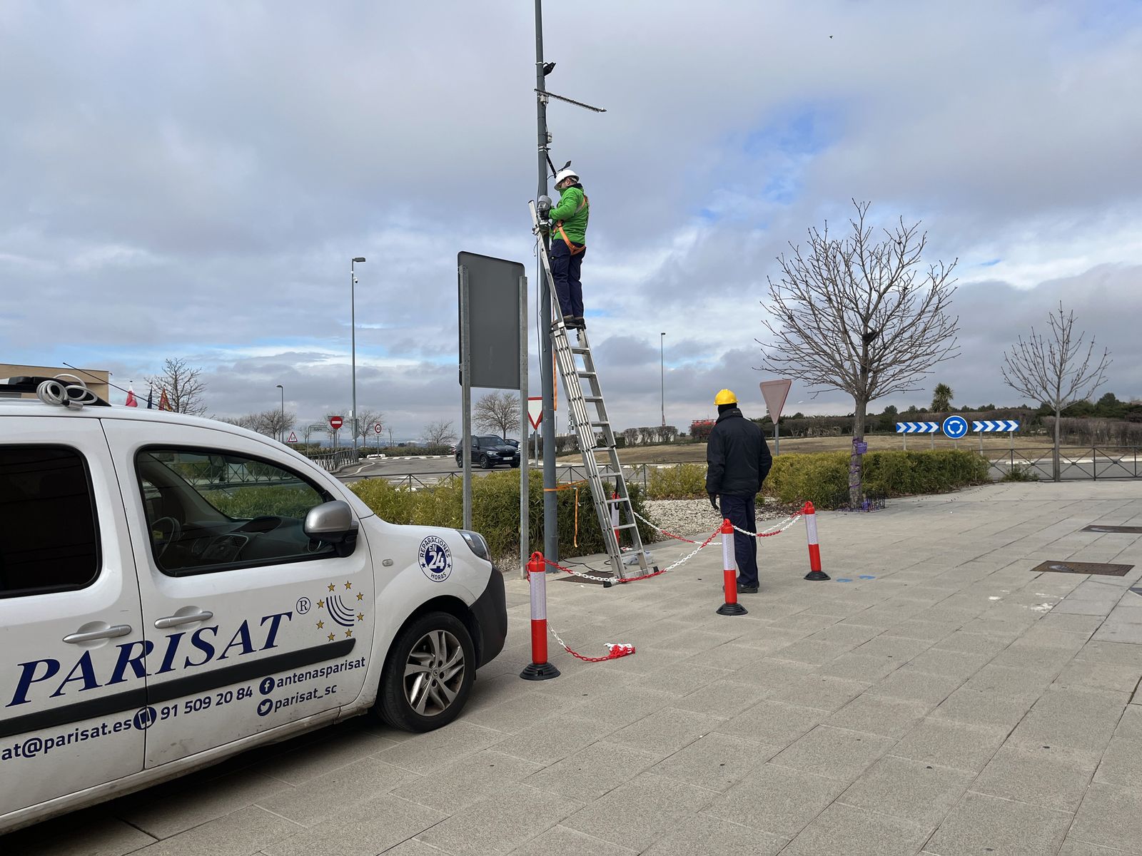 Instalación de una estación para medir la calidad del aire