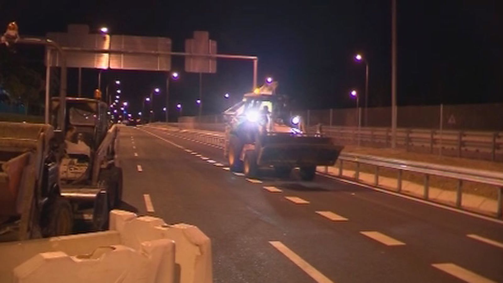Comienzan las obras en la vía de servicio de la salida 8 de la A-2