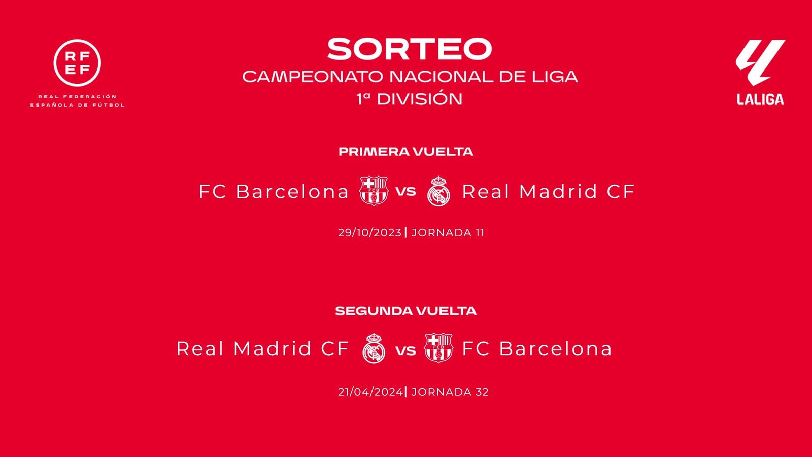 Los clásicos de la Liga 2023-24