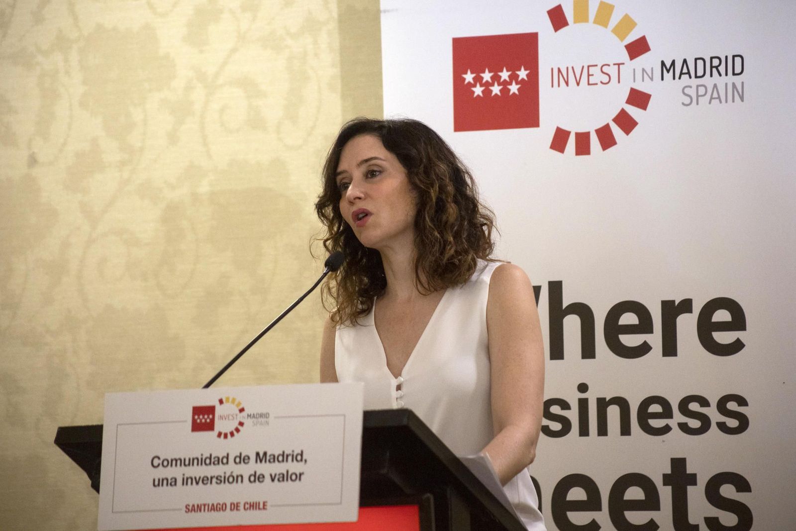 Ayuso detalla en Chile las claves que hacen de Madrid "la región más atractiva para la inversión extranjera"