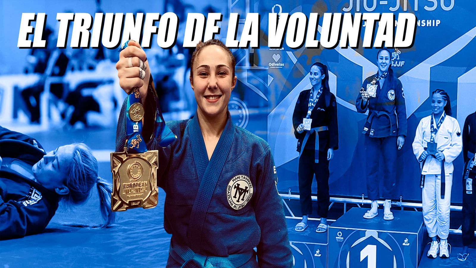 Ana Gervás, campeona de Europa de jiu jitsu en tiempo récord