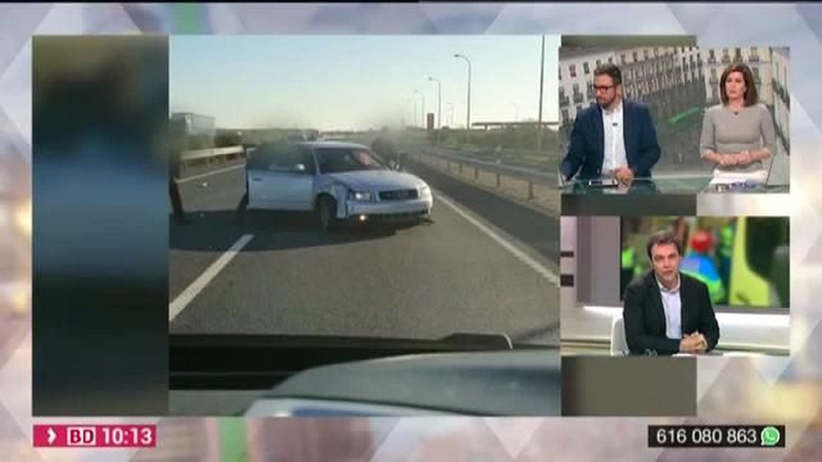 Persecución a toda velocidad en Huelva para atrapar a un conductor que se saltó un control