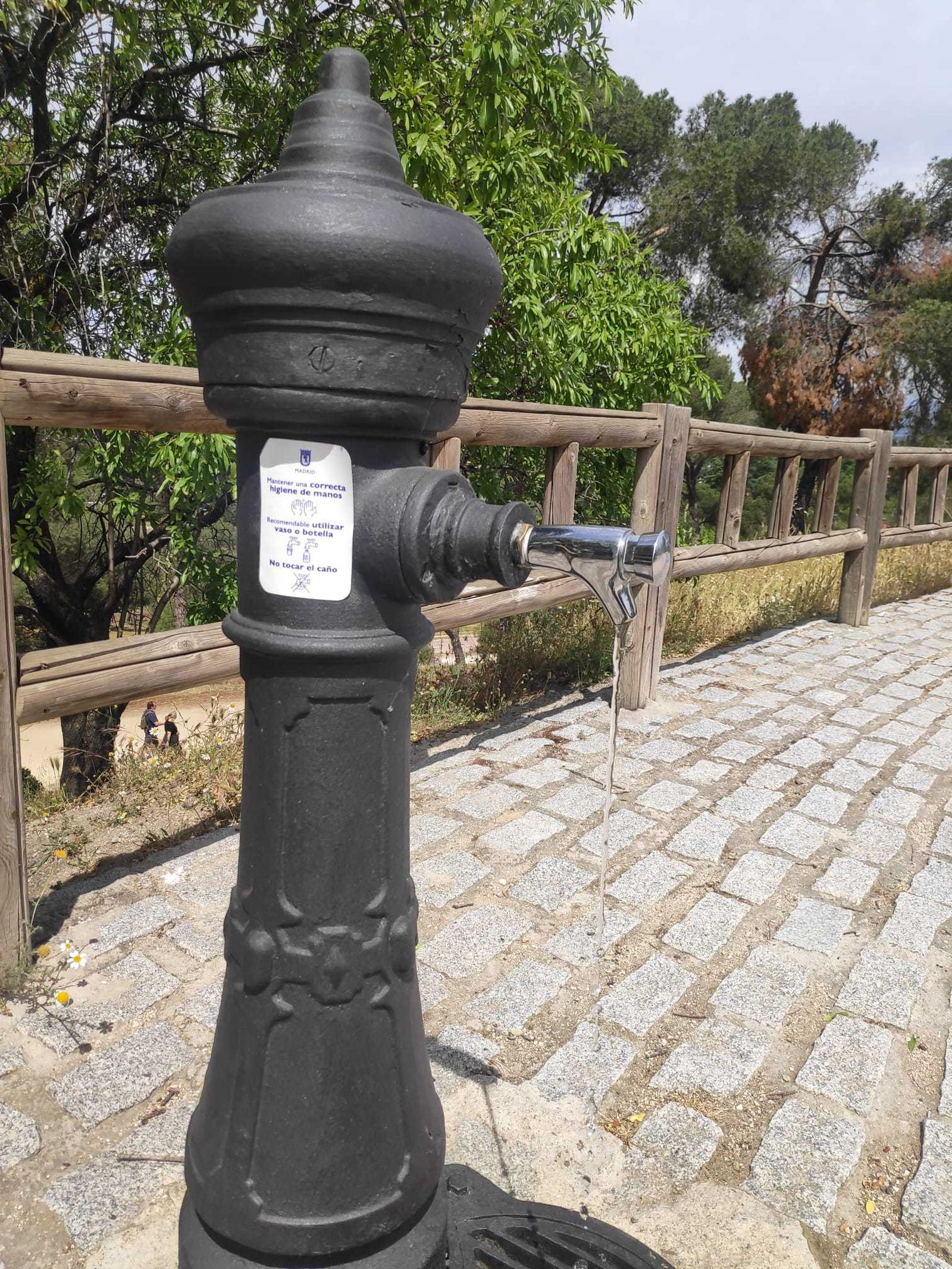 Fuentes de beber en Madrid podrán activarse con pedal y serán desinfectadas