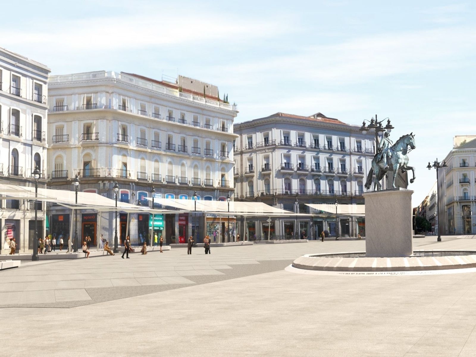 Proyecto de toldos para la Puerta del Sol