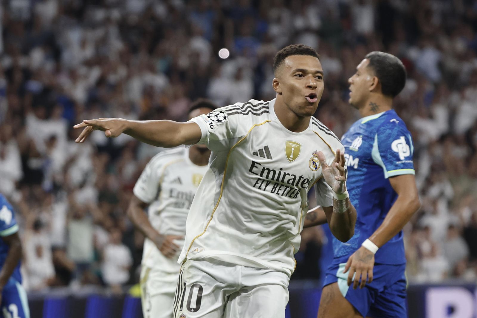 Mbappé ante el Olympique de Marsella