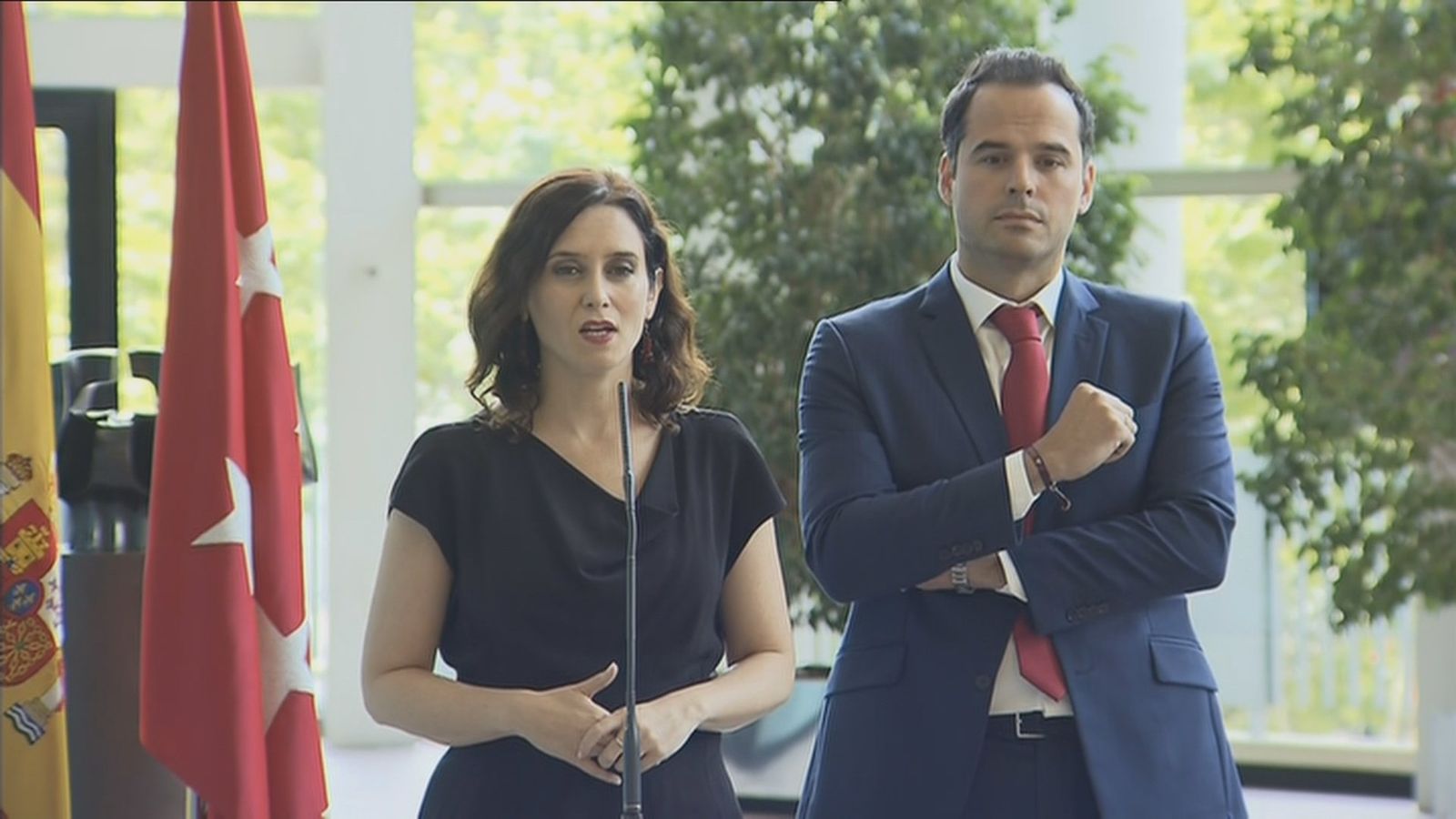 Isabel Díaz Ayuso  e Ignacio Aguado