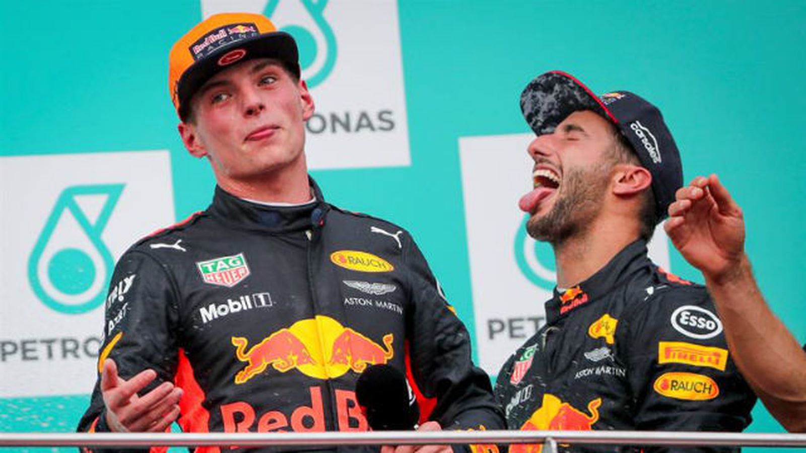 Verstappen y Ricciardo