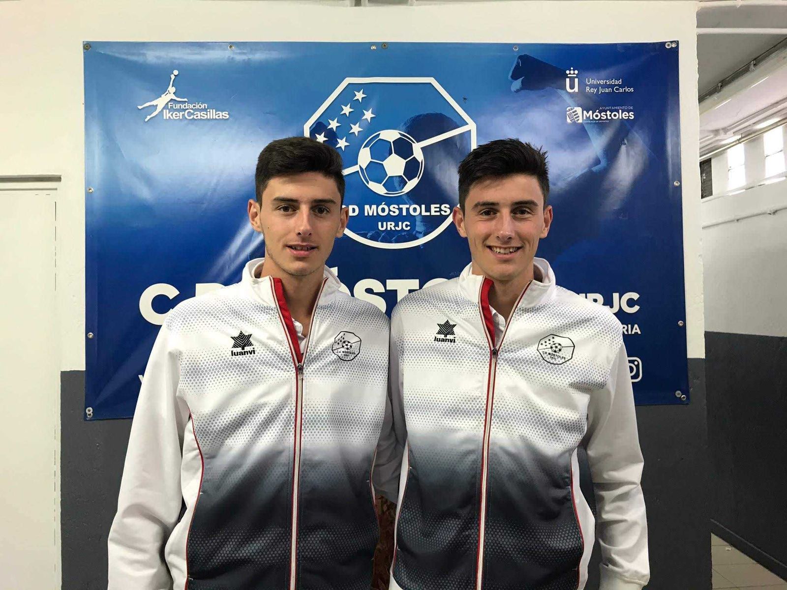 Oscar y Mario Rivas, gemelos, jugadores del Móstoles y Leganés B