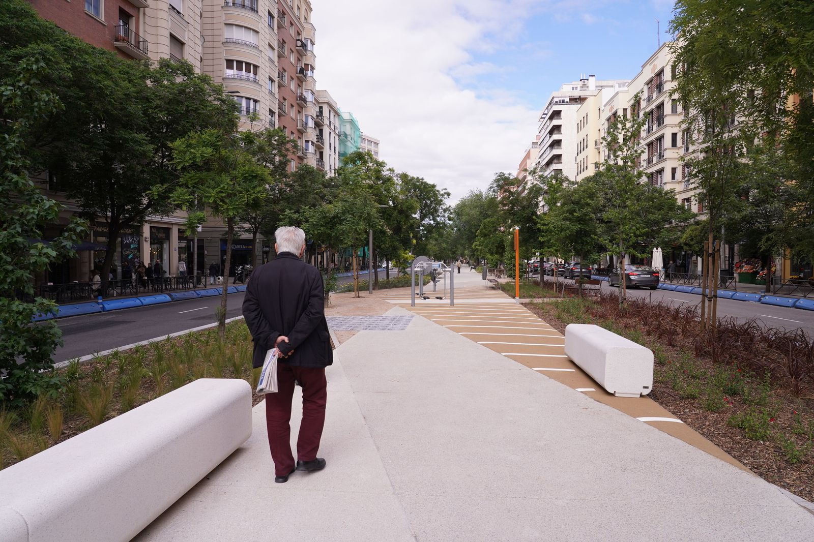 Un bulevar de Reina Victoria, renovado con más zonas verdes