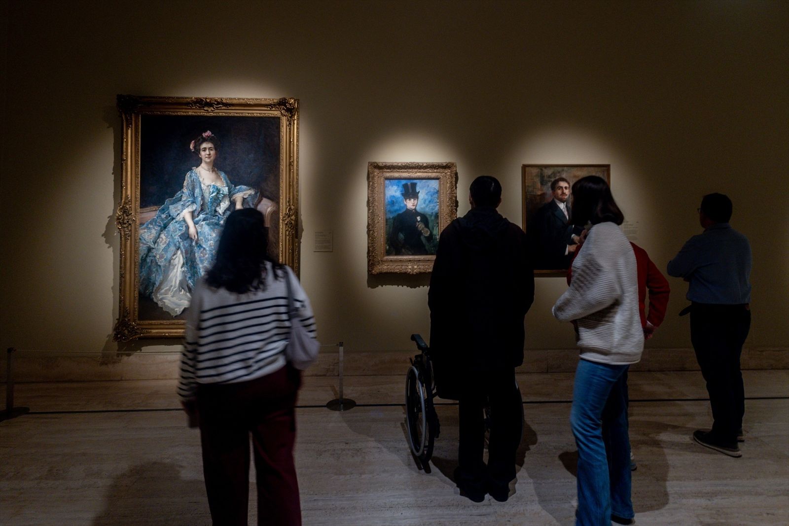 Visitantes del Museo Thyssen