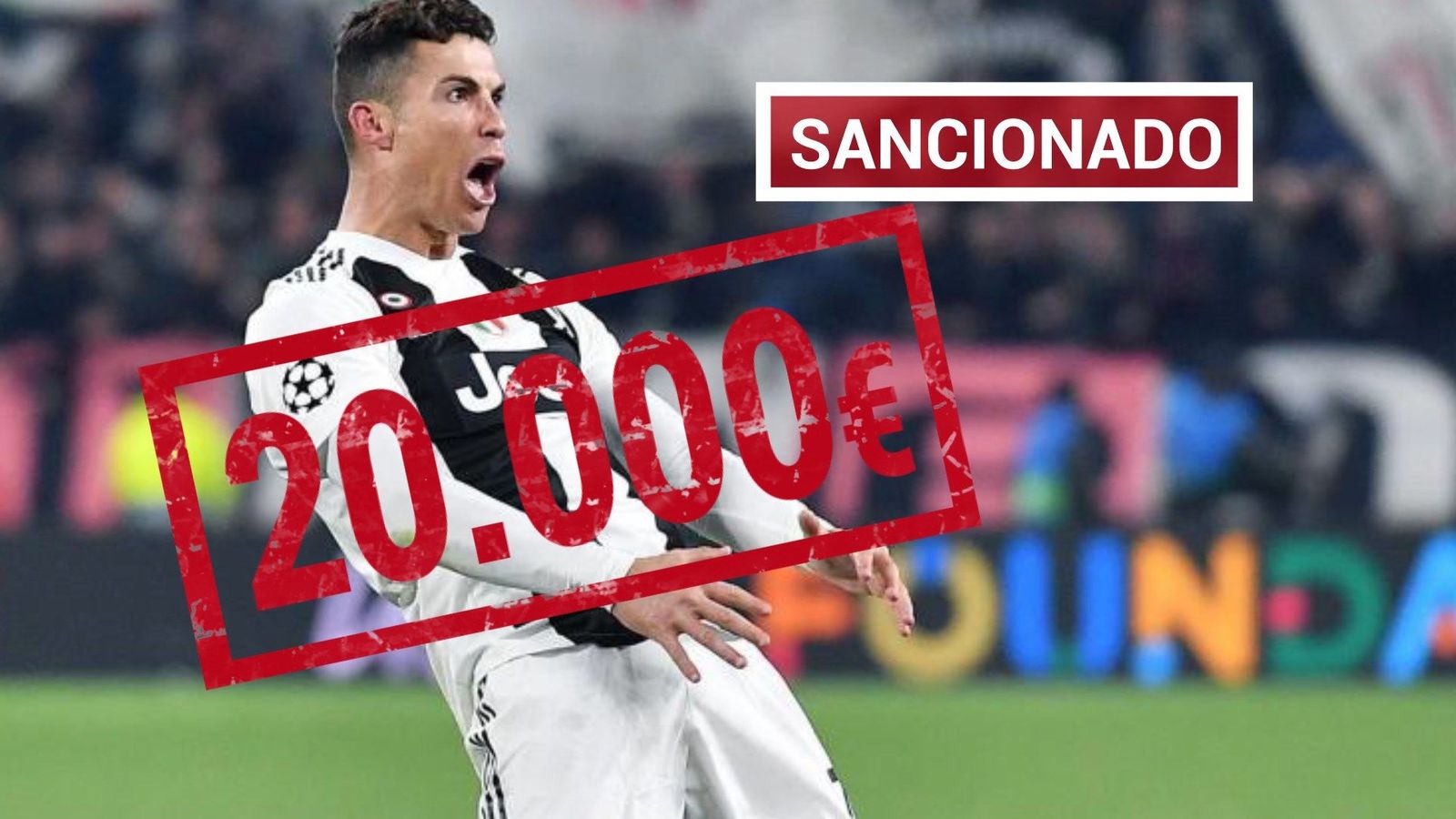 Multa de 20.000 euros a Cristiano por su gesto contra el Atlético