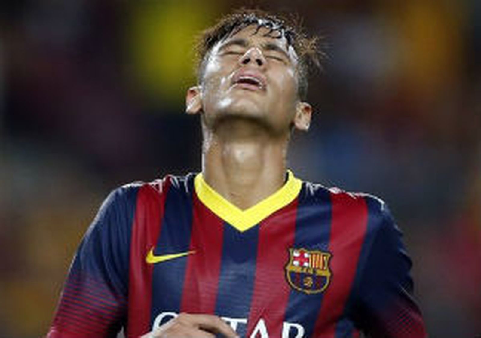 Neymar se lamenta