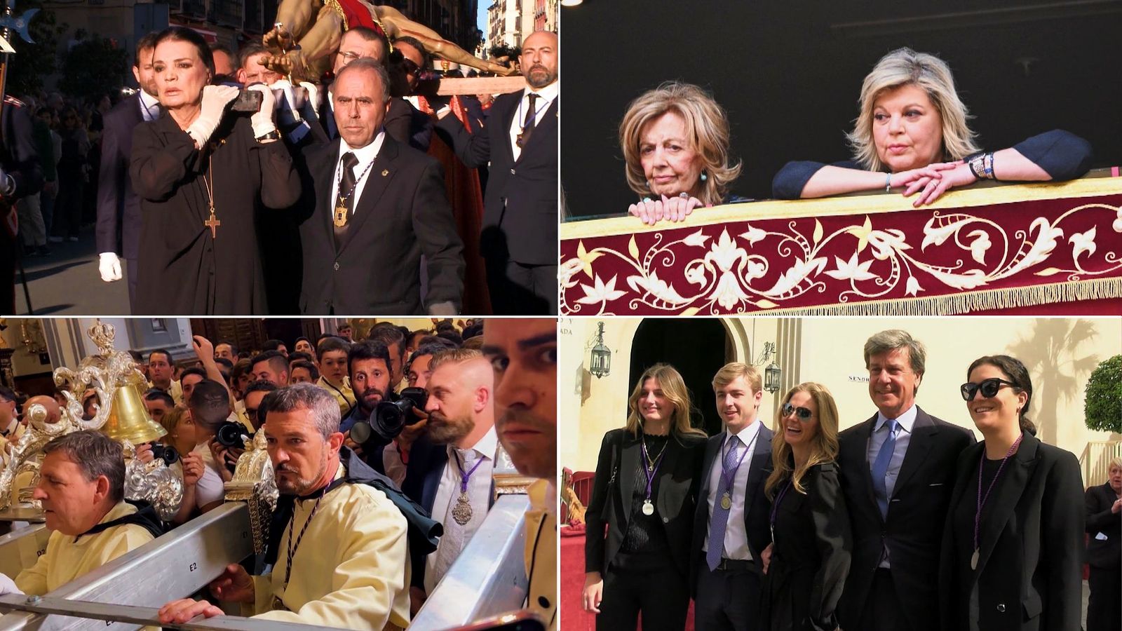 Así han vivido la Semana Santa los famosos en España