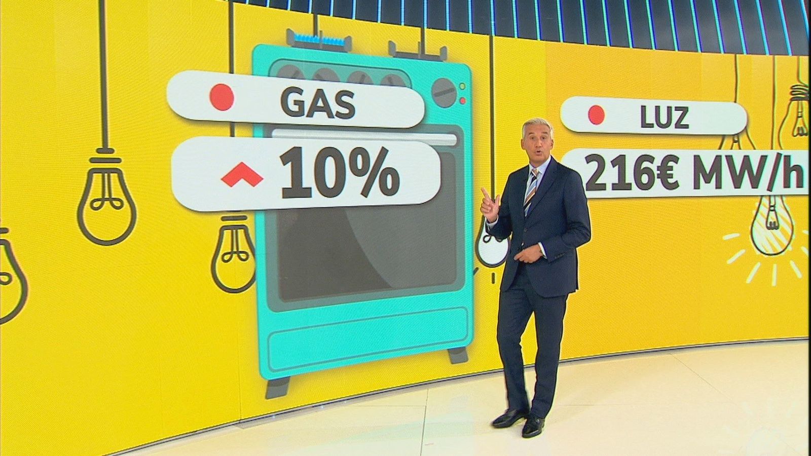 Arranca octubre con los precios de la luz, el gas y los carburantes en máximos