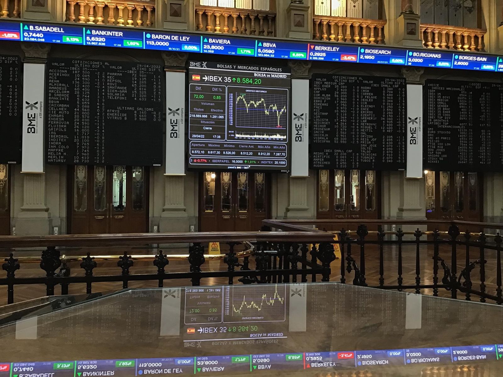 Imagen de la Bolsa de Madrid