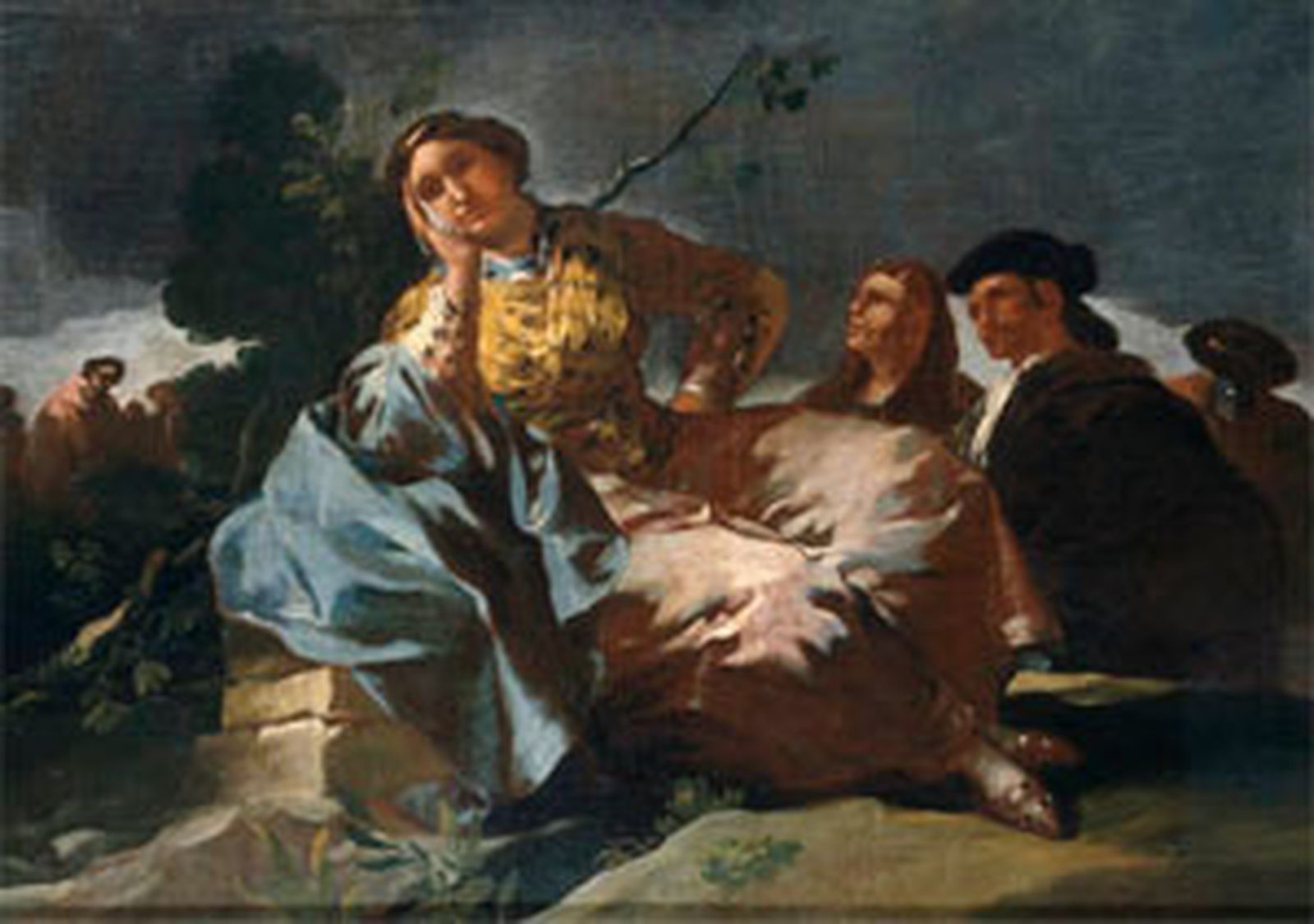 "La cita" de Goya