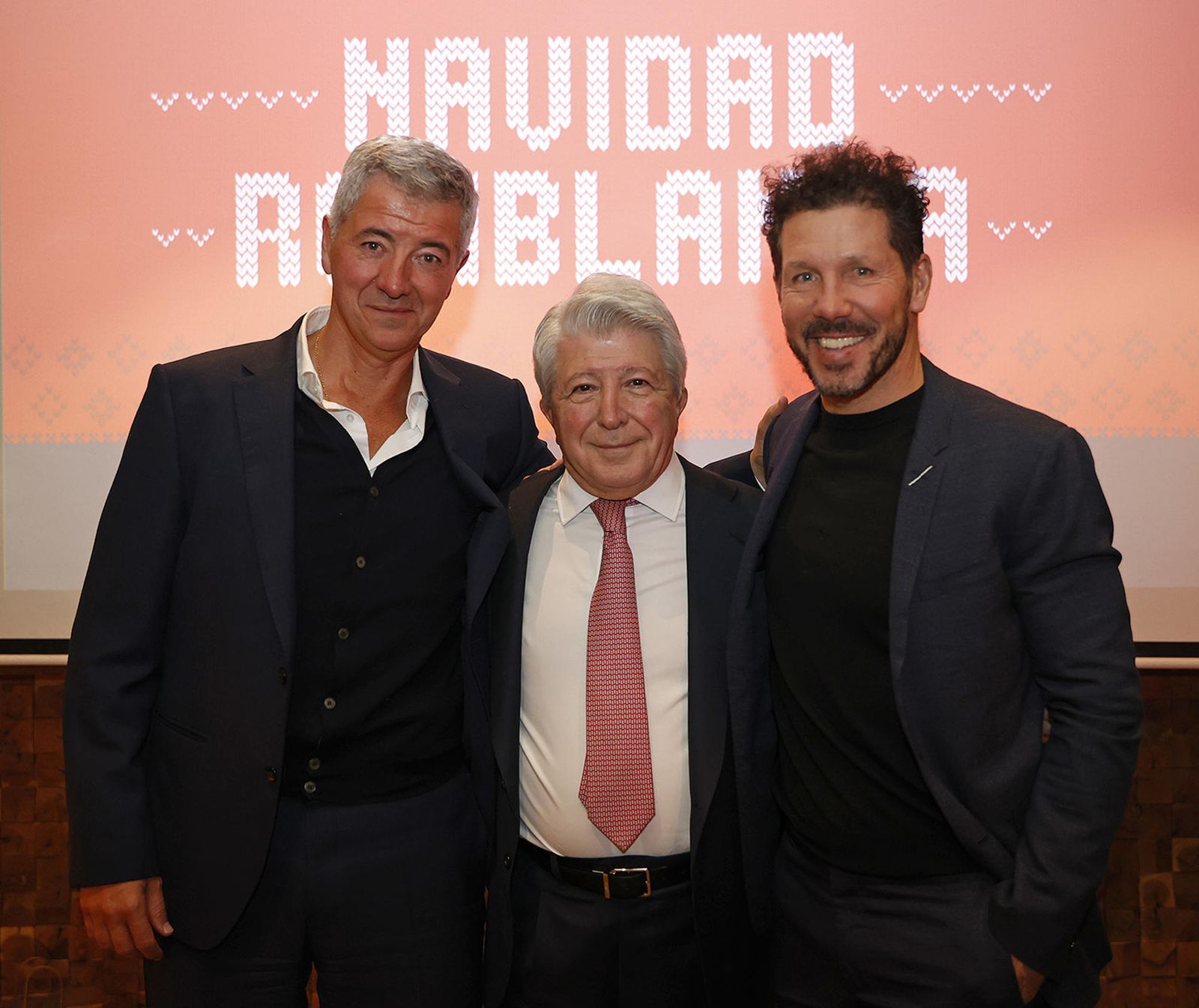 Gil Marín, Enrique Cerezo y Diego Simeone