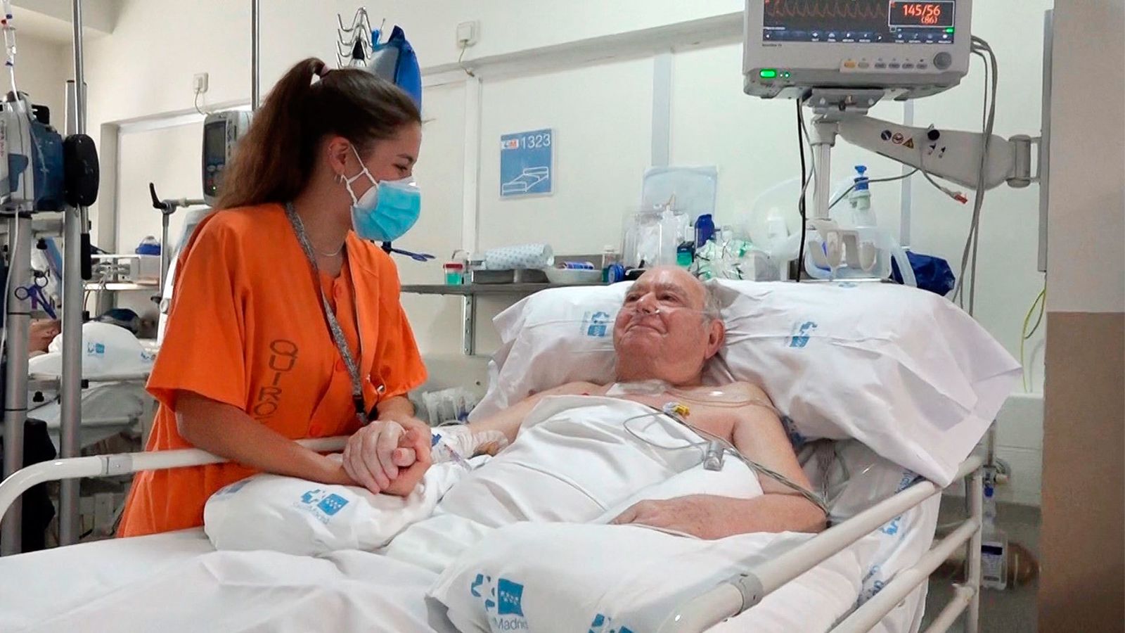 Pedro, un paciente que estuvo 144 días ingresado por covid en la UCI del Gregorio Marañón