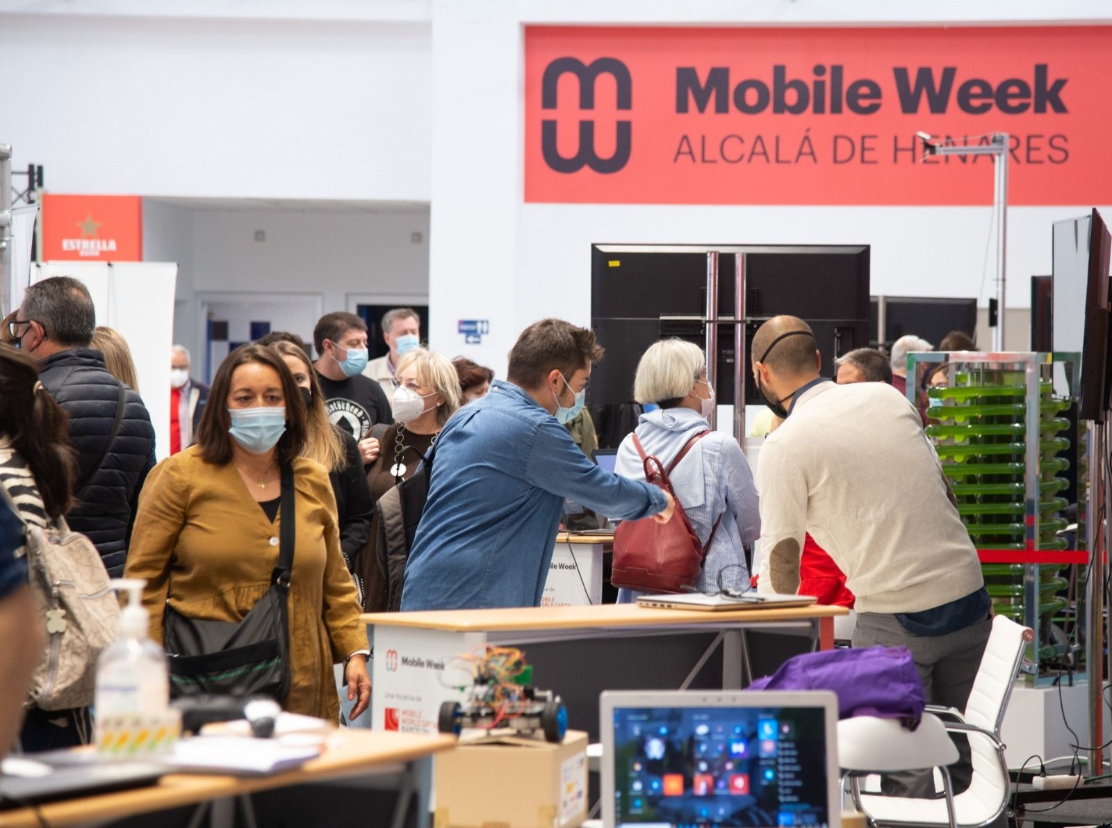 Un espacio dentro de la Mobile Week  Alcalá de Henares de 2021