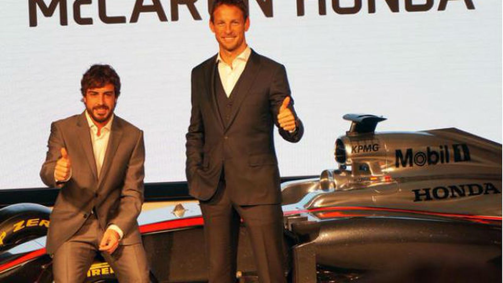 Fernando Alonso y Jenson Button