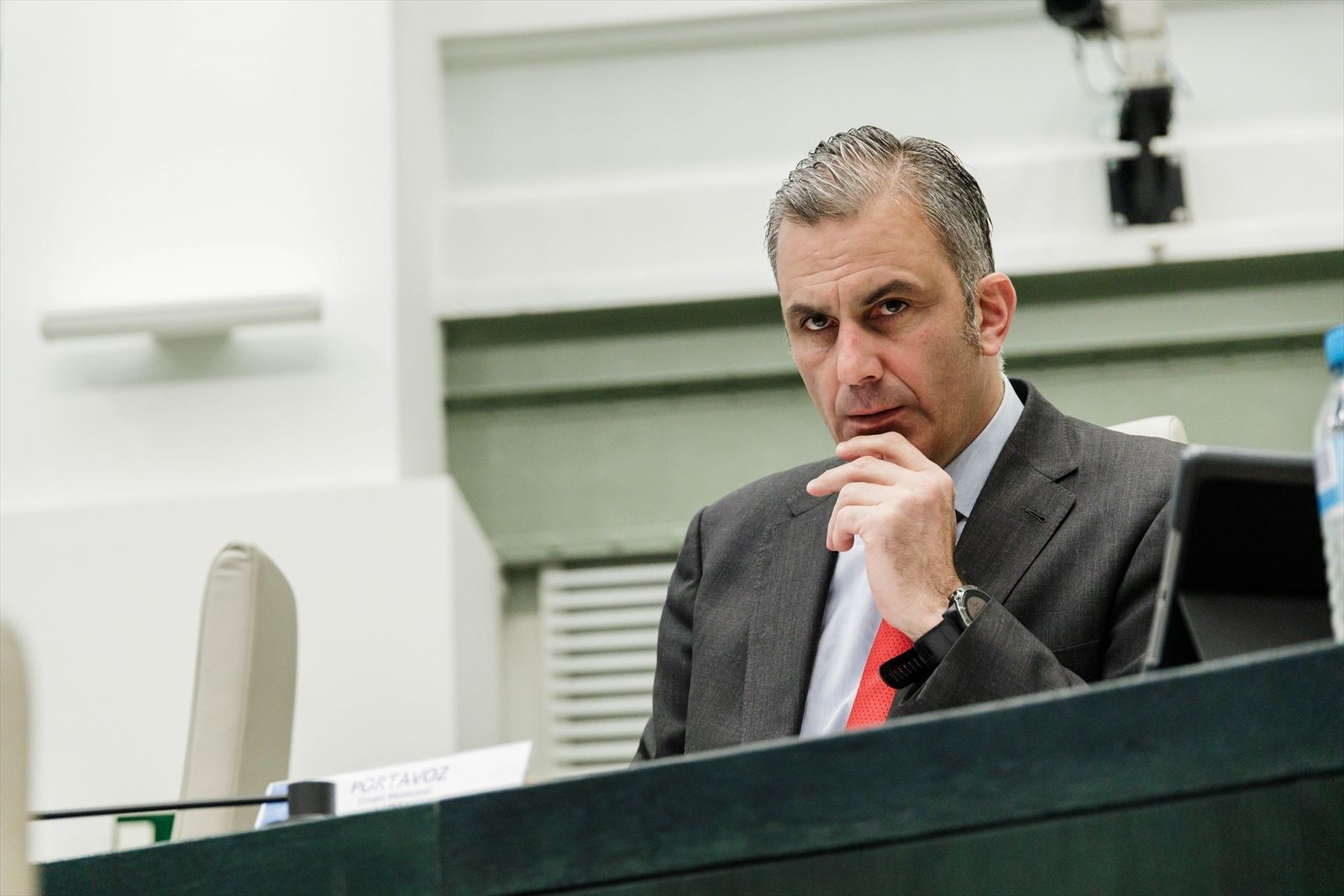 El portavoz de Vox en el Ayuntamiento de Madrid, Javier Ortega Smith