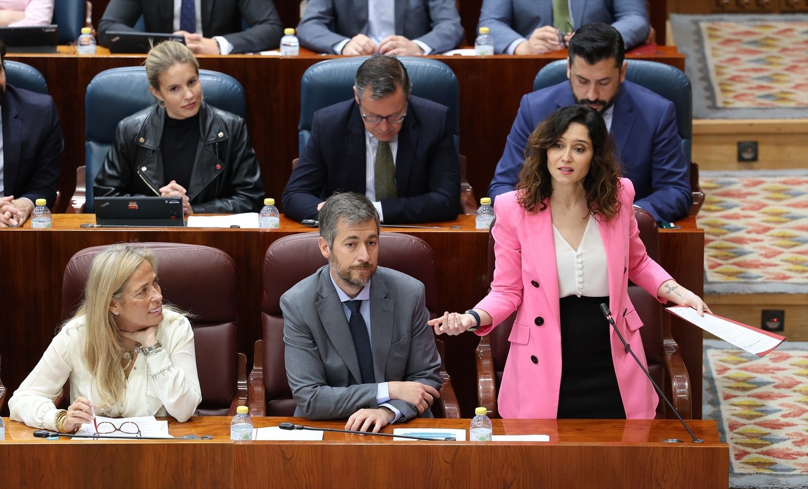 Isabel Díaz Ayuso, en la Asamblea de Madrid