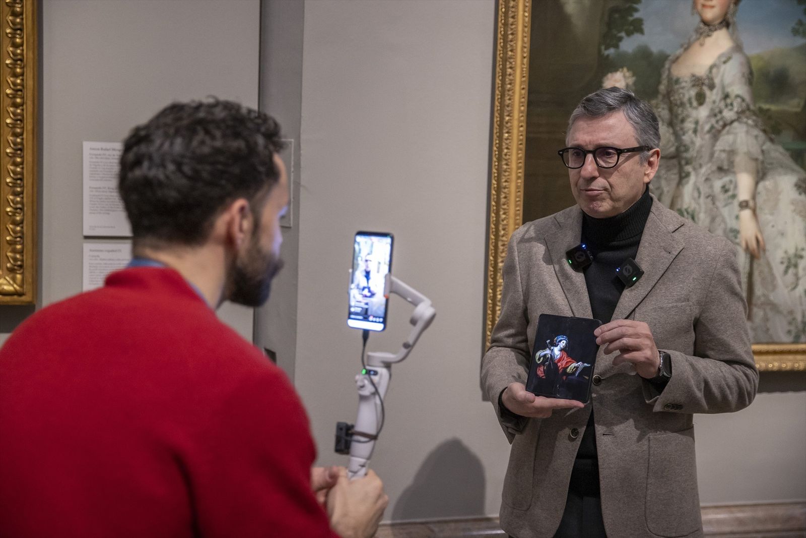 Andrés Úbeda muestra la obra perdida de Mengs en Italia