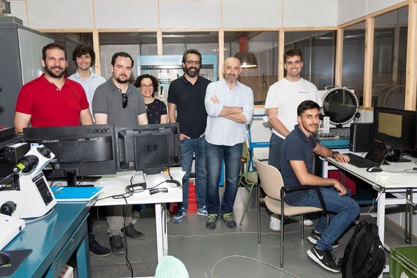 Equipo de investigadores de la UPM que han creado los softwares